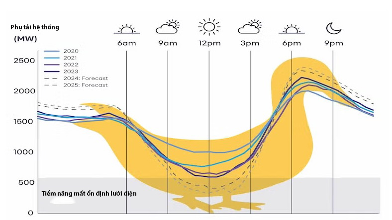 Ứng phó với đường cong vịt tại bang Western Australia